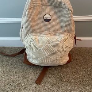 Roxy White/Tan Backpack